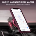 For iPhone 11 Pro Max MagSafe Magnetic Phone Case(Wine Red)