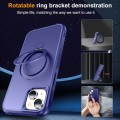 For iPhone 14 / 13 MagSafe Magnetic Holder Phone Case(Klein Blue)