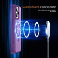 For iPhone 14 Pro MagSafe Magnetic Holder Phone Case(Purple)