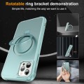 For iPhone 13 Pro Max / 12 Pro Max MagSafe Magnetic Holder Phone Case(Lake Blue)