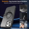 For iPhone 13 Pro MagSafe Magnetic Holder Phone Case(Black)