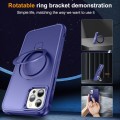 For iPhone 13 Pro MagSafe Magnetic Holder Phone Case(Klein Blue)