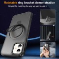 For iPhone 11 MagSafe Magnetic Holder Phone Case(Black)