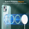 For iPhone 14 / 13 MagSafe Magnetic Rotating Holder Phone Case(Lake Blue)