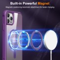 For iPhone 13 Pro Max / 12 Pro Max MagSafe Magnetic Rotating Holder Phone Case(Purple)