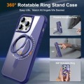 For iPhone 13 Pro MagSafe Magnetic Rotating Holder Phone Case(Klein Blue)