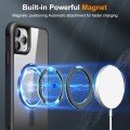 For iPhone 11 Pro Max MagSafe Magnetic Rotating Holder Phone Case(Black)