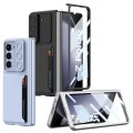 For Samsung Galaxy Z Fold5 GKK Integrated Ultra-thin Sliding Window Folding Phone Case with Card Hol