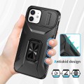 For iPhone 12 / 12 Pro Sliding Camshield Holder Phone Case(Black)