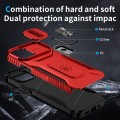 For iPhone 13 mini Sliding Camshield Holder Phone Case(Red)