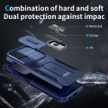 For Samsung Galaxy S24 5G Sliding Camshield Holder Phone Case(Blue)