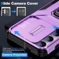 For Samsung Galaxy S24 5G Sliding Camshield Holder Phone Case(Purple)
