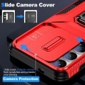 For Samsung Galaxy S24+ 5G Sliding Camshield Holder Phone Case(Red)