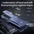 For Samsung Galaxy S24 Ultra 5G Sliding Camshield Holder Phone Case(Blue)