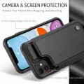 For iPhone 11 CaseMe C22 Card Slots Holder RFID Anti-theft Phone Case(Black)