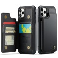 For iPhone 11 Pro CaseMe C22 Card Slots Holder RFID Anti-theft Phone Case(Black)