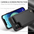 For iPhone 12 / 12 Pro CaseMe C22 Card Slots Holder RFID Anti-theft Phone Case(Black)