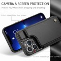 For iPhone 13 Pro CaseMe C22 Card Slots Holder RFID Anti-theft Phone Case(Black)
