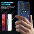For Samsung Galaxy S20 FE Sliding Camshield Magsafe Holder TPU Hybrid PC Phone Case(Royal Blue)