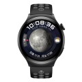 For Huawei Watch 4 Two Color Round Hole Silicone Watch Band(Black Grey)