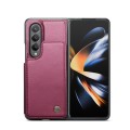 For Samsung Galaxy Z Fold4 5G CaseMe C22 PC+TPU Business Style RFID Anti-theft Leather Phone Case(Wi