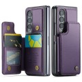 For Samsung Galaxy Z Fold4 5G CaseMe C22 PC+TPU Business Style RFID Anti-theft Leather Phone Case(Pu