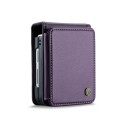 For Samsung Galaxy Z Flip4 5G CaseMe C22 PC+TPU Business Style RFID Anti-theft Leather Phone Case(Pu