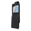 For Samsung Galaxy Z Flip5 5G Crossbody Multi-card Slot Wallet Zipper Leather Phone Case(Black)