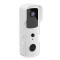 T30 Tuya Smart WiFi Visual Dingdong Doorbell with Battery Supports Two-Way Intercom & Night Vision(W