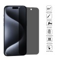 For iPhone 15 Pro Max / 15 Plus 25pcs High Transparency Full Cover Anti-spy Tempered Glass Film