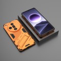 For OPPO Find X7 5G Punk Armor 2 in 1 PC + TPU Phone Case with Holder(Orange)