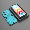 For OPPO A79 5G Global Punk Armor 2 in 1 PC + TPU Phone Case with Holder(Blue)