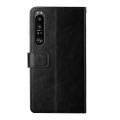 For Sony Xperia 1 VI Y-shaped Pattern Flip Leather Phone Case(Black)