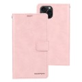 For iPhone 15 Pro GOOSPERY BLUE MOON Crazy Horse Texture Leather Phone Case(Rose Gold)