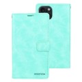 For iPhone 15 Plus GOOSPERY BLUE MOON Crazy Horse Texture Leather Phone Case(Mint Green)