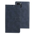 For iPhone 15 GOOSPERY BLUE MOON Crazy Horse Texture Leather Phone Case(Dark Blue)