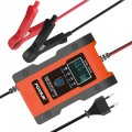 FOXSUR 12V-24V Car Motorcycle Repair Battery Charger AGM Charger Color:Red(EU Plug)