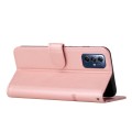 For Motorola Moto G Play 5G 2024 Stitching Calf Texture Buckle Leather Phone Case(Rose Gold)