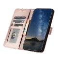 For iPhone 13 Pro Datura Flower Embossed Flip Leather Phone Case(Rose Gold)