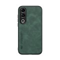 For OnePlus Ace 3V Skin Feel Magnetic Leather Back Phone Case(Green)