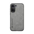 For vivo iQOO Neo9 Skin Feel Magnetic Leather Back Phone Case(Light Grey)