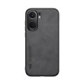 For vivo iQOO Neo9 Skin Feel Magnetic Leather Back Phone Case(Dark Grey)