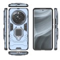 For Realme 12 Pro 5G / 12 Pro+ Global Shockproof PC + TPU Holder Phone Case(Navy Blue)