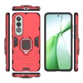 For OnePlus Nord CE4 5G Shockproof PC + TPU Holder Phone Case(Red)