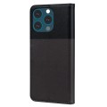 For iPhone 13 Pro Max Cute Pet Series Color Block Buckle Leather Phone Case(Dark Grey)