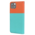For iPhone 13 Cute Pet Series Color Block Buckle Leather Phone Case(Sky Blue)