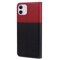 For iPhone 11 Cute Pet Series Color Block Buckle Leather Phone Case(Black)
