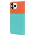 For iPhone 11 Pro Cute Pet Series Color Block Buckle Leather Phone Case(Sky Blue)