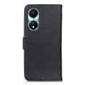 For Honor X5 Plus KHAZNEH Cowhide Texture Horizontal Flip Leather Phone Case(Black)