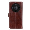 For Honor X9b Retro Crazy Horse Texture Flip Leather Phone Case(Brown)